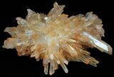 Large Tangerine Quartz Crystal Cluster - Madagascar #58808-2